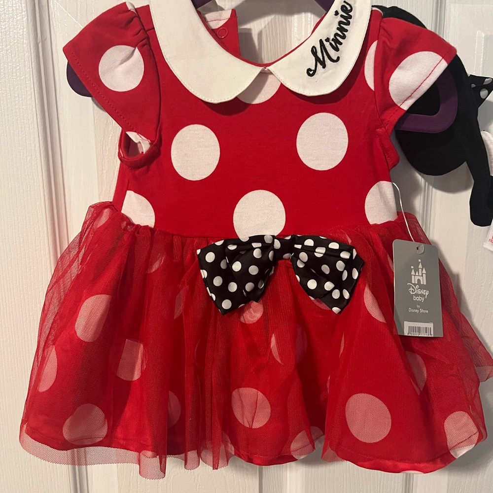 Red Polka Dot Minnie Mouse Dress